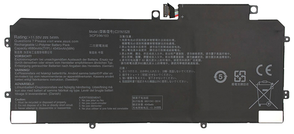 Remplacement Batterie PC PortablePour ASUS UX360CA 1B