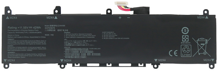 Remplacement Batterie PC PortablePour asus VivoBook R330UN