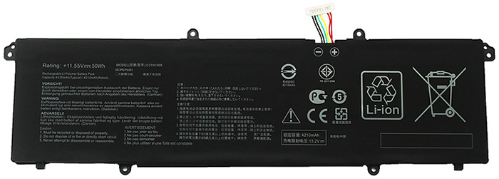 Remplacement Batterie PC PortablePour ASUS S5600F
