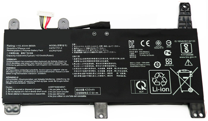 Remplacement Batterie PC PortablePour ASUS ROG Strix G17 G712L