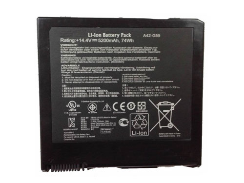 Remplacement Batterie PC PortablePour asus G55VM Series