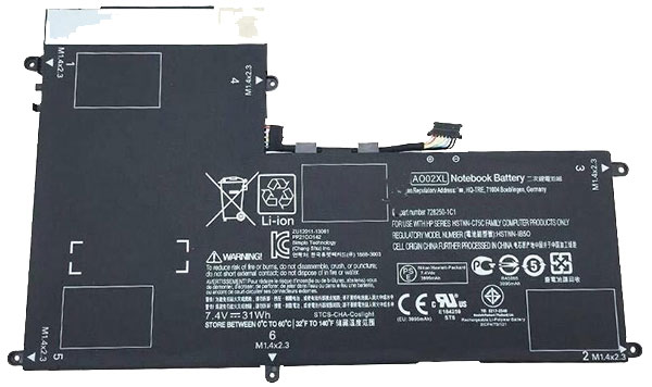 Remplacement Batterie PC PortablePour HP  ElitePad 1000 G2 J0F41PA