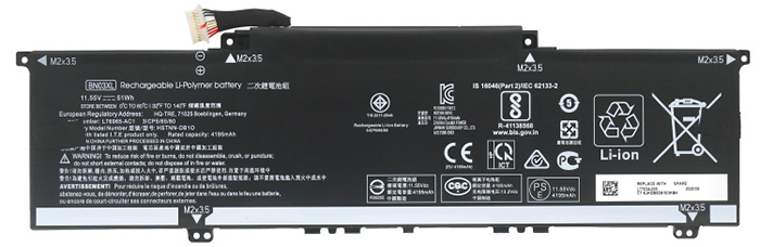 Remplacement Batterie PC PortablePour hp L76965 AC1
