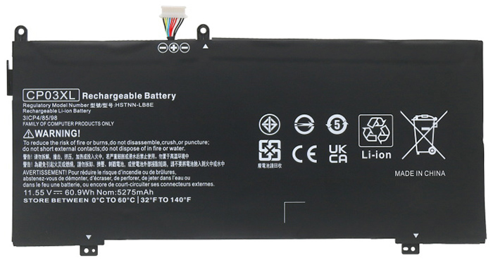 Remplacement Batterie PC PortablePour hp Spectre X360 13 AE014NF