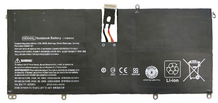 Remplacement Batterie PC PortablePour hp Ultrabook 13 2116tu
