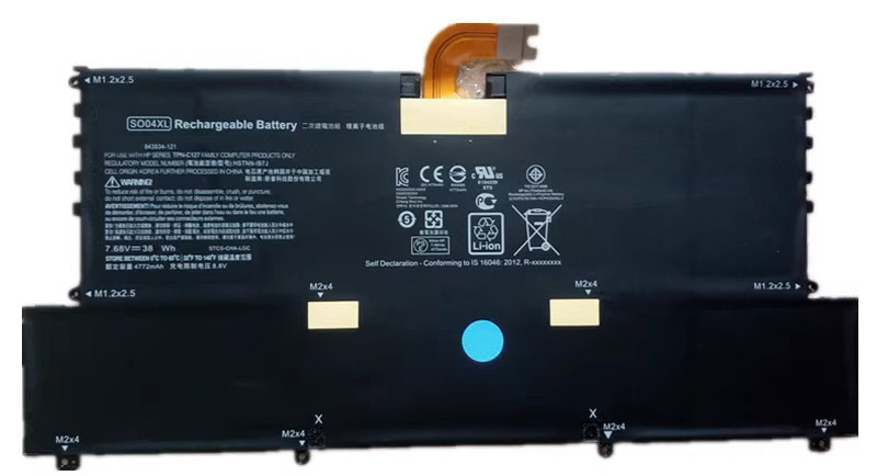 Remplacement Batterie PC PortablePour hp Spectre 13 V015TU