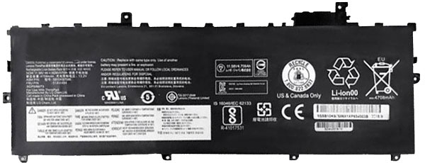 Remplacement Batterie PC PortablePour LENOVO ThinkPad X1 Carbon 201820KH000HCD