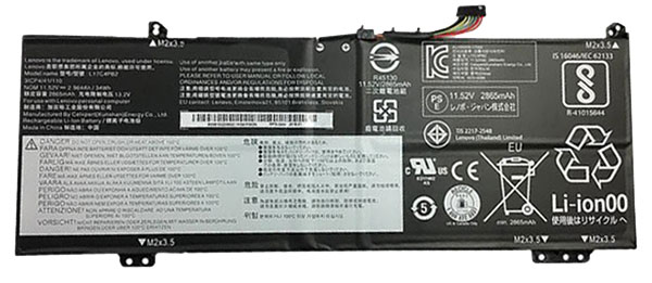 Remplacement Batterie PC PortablePour lenovo L17C4PB2