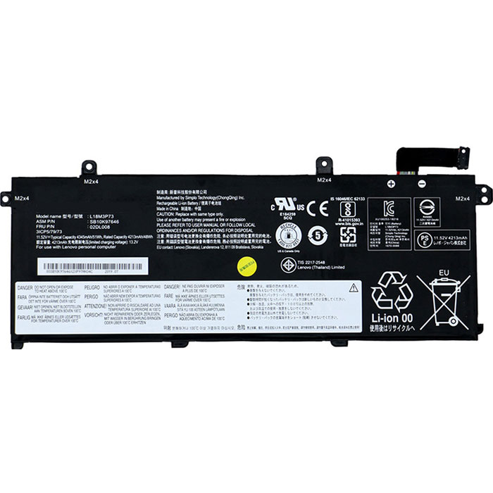 Remplacement Batterie PC PortablePour lenovo ThinkPad T490 20N2A007CD