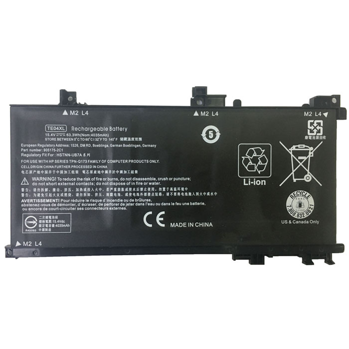 Remplacement Batterie PC PortablePour HP  Omen 15 AX224NF