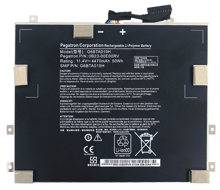 Remplacement Batterie PC PortablePour WACOM HV4D THW1310 Tablet