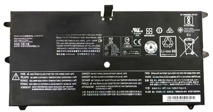 Remplacement Batterie PC PortablePour LENOVO Yoga 900S 12ISK 6Y75