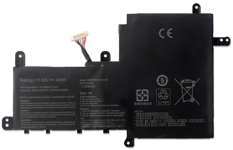 Remplacement Batterie PC PortablePour asus VivoBook S15 X530FN 1A