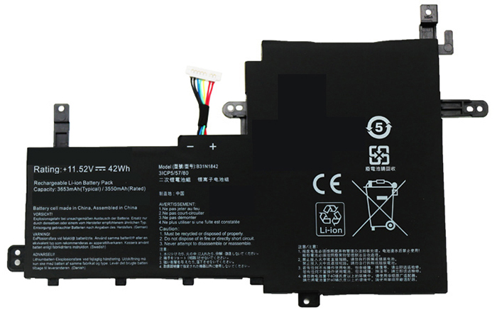 Remplacement Batterie PC PortablePour Asus B31N1842