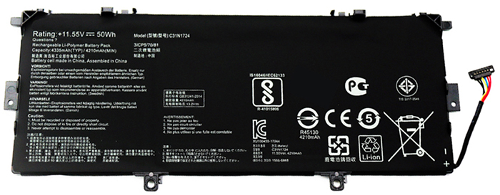 Remplacement Batterie PC PortablePour ASUS C31N1724 Remplacement Batterie PC PortablePour ASUS C31N1724
