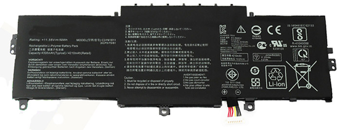 Remplacement Batterie PC PortablePour asus Zenbook Deluxe14