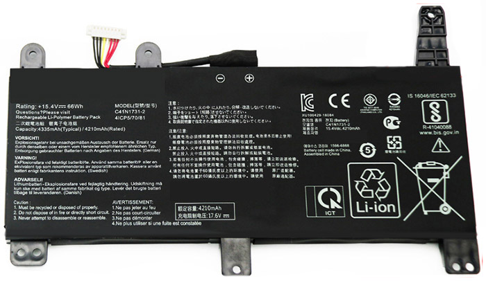 Remplacement Batterie PC PortablePour ASUS Rog Strix G731GU