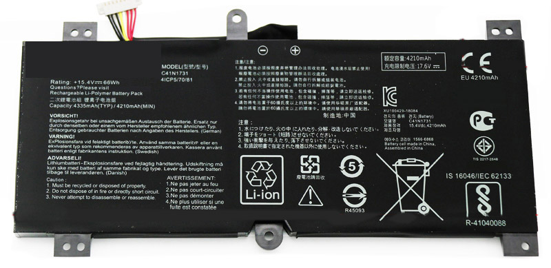 Remplacement Batterie PC PortablePour ASUS ROG Strix Scar II GL504GV Remplacement Batterie PC PortablePour ASUS ROG Strix Scar II GL504GV