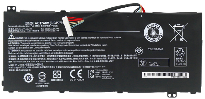 Remplacement Batterie PC PortablePour ACER TravelMate X3410 M Remplacement Batterie PC PortablePour ACER TravelMate X3410 M