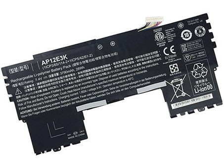 Remplacement Batterie PC PortablePour Acer AP12E3K