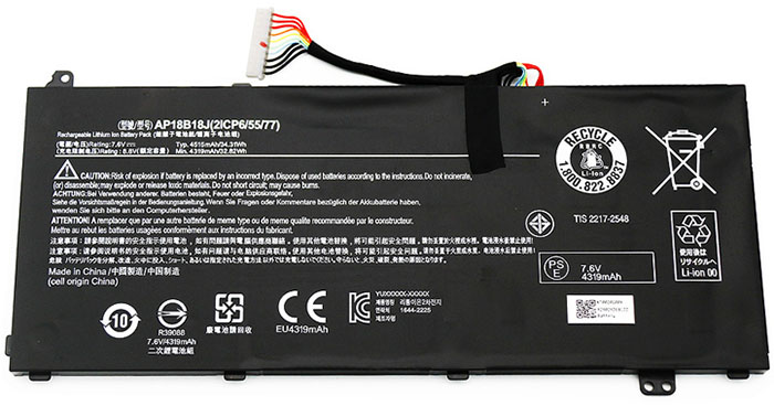 Remplacement Batterie PC PortablePour Acer AP18B18J