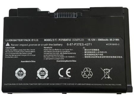 Remplacement Batterie PC PortablePour CLEVO 6 87 P37ES 4271