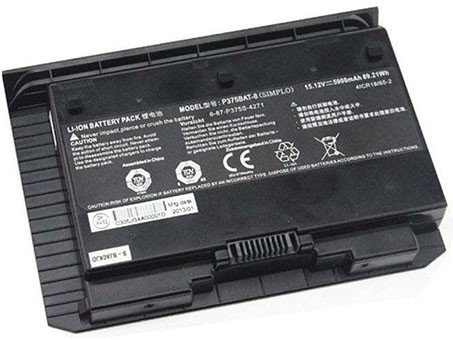 Remplacement Batterie PC PortablePour CLEVO 4ICR18/65 2