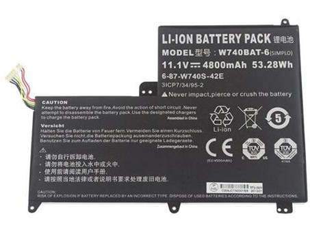 Remplacement Batterie PC PortablePour CLEVO W740SU Series Remplacement Batterie PC PortablePour CLEVO W740SU Series