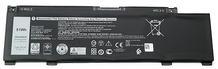 Remplacement Batterie PC PortablePour dell G3 15 3590