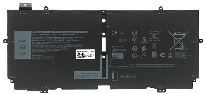 Remplacement Batterie PC PortablePour dell P103G002