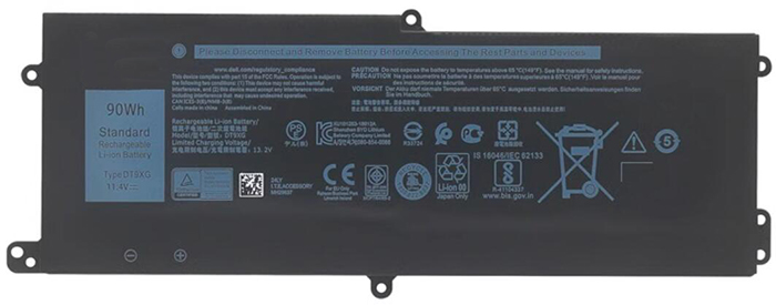 Remplacement Batterie PC PortablePour dell 07PWKV