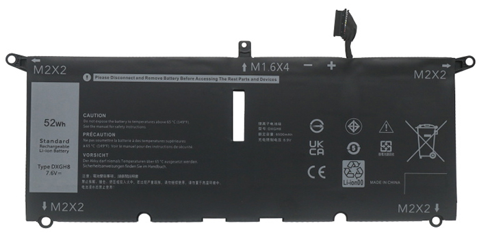Remplacement Batterie PC PortablePour DELL H754V