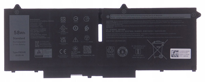 Remplacement Batterie PC PortablePour DELL 4FVJG