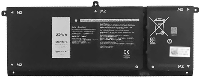 Remplacement Batterie PC PortablePour DELL Inspiron 5406 2 in 1 Series