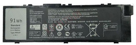 Remplacement Batterie PC PortablePour Dell Precision 17 7000 Series