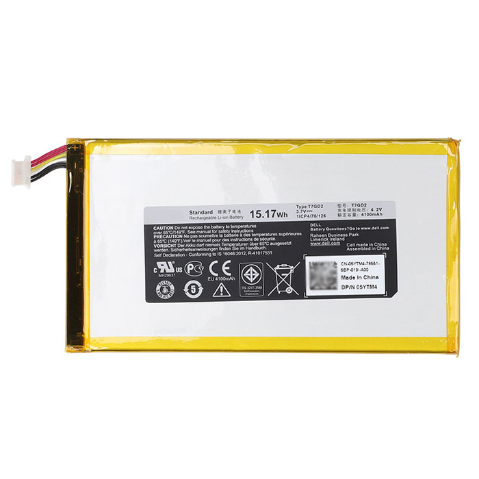 Remplacement Batterie PC PortablePour Dell Venue 7 3730 Tablet