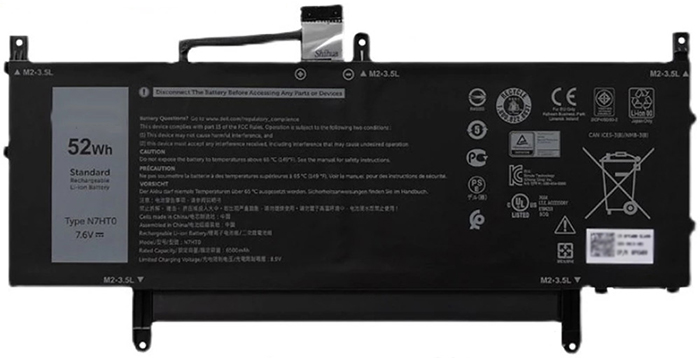 Remplacement Batterie PC PortablePour Dell Latitude 9510 2 in 1 Series
