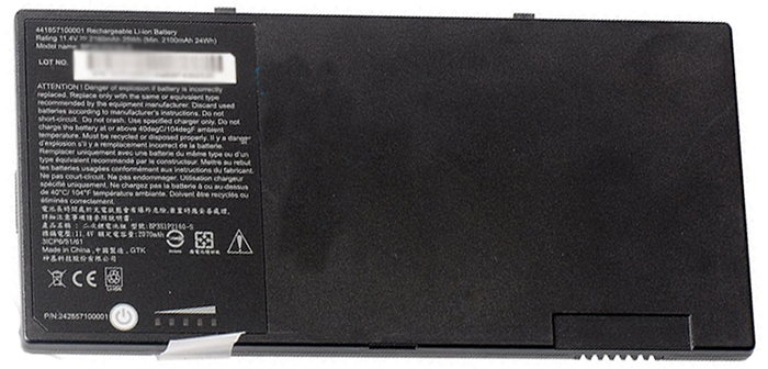 Remplacement Batterie PC PortablePour GETAC BP3S1P2160 S