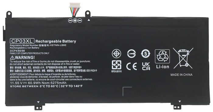 Remplacement Batterie PC PortablePour HP  Spectre x360 13 ae000TU