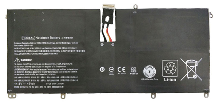 Remplacement Batterie PC PortablePour HP  Ultrabook 13 2207tu