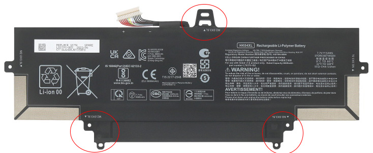 Remplacement Batterie PC PortablePour HP  L79376 1B1