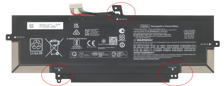 Remplacement Batterie PC PortablePour Hp EliteBook x360 1040 G7 229P1EA