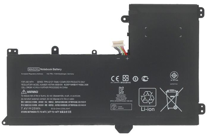 Remplacement Batterie PC PortablePour HP  SlateBook 10 h014ru x2