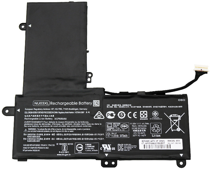 Remplacement Batterie PC PortablePour HP  Pavilion X360 11 U001TU