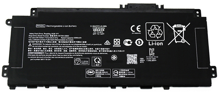 Remplacement Batterie PC PortablePour hp Pavilion X360 14 DW0054TU