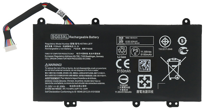 Remplacement Batterie PC PortablePour HP  Envy 17 U011NR Notebook Series