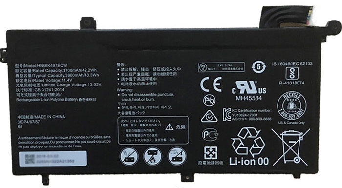 Remplacement Batterie De PortablePour HUAWEI MateBook D