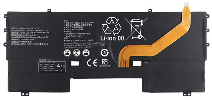 Remplacement Batterie De PortablePour HUAWEI MateBook X WT W09