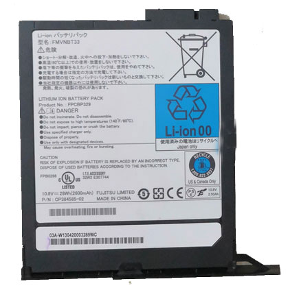 Remplacement Batterie PC PortablePour fujitsu FMVNBT33