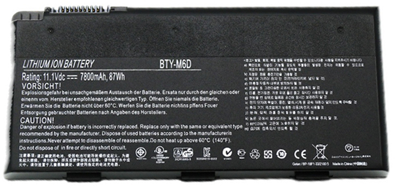 Remplacement Batterie PC PortablePour MSI GT683 Series